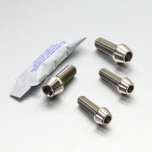 Titanium Top & Bottom Clamp Yoke Pinch Kit