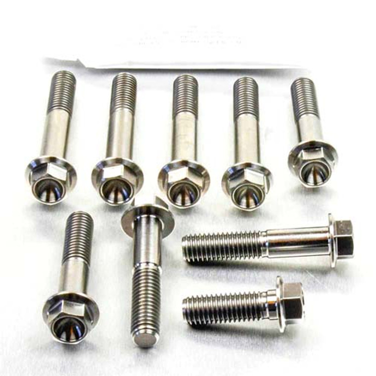 Titanium Top & Bottom Clamp Yoke Pinch Kit
