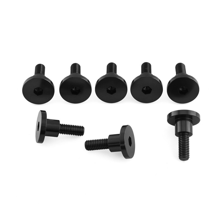 Aluminium Yamaha Top Cam Bolt Fazer/Others Set x 8 Black
