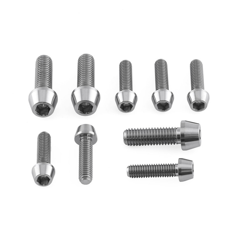 Titanium Top & Bottom Yoke Pinch Kit