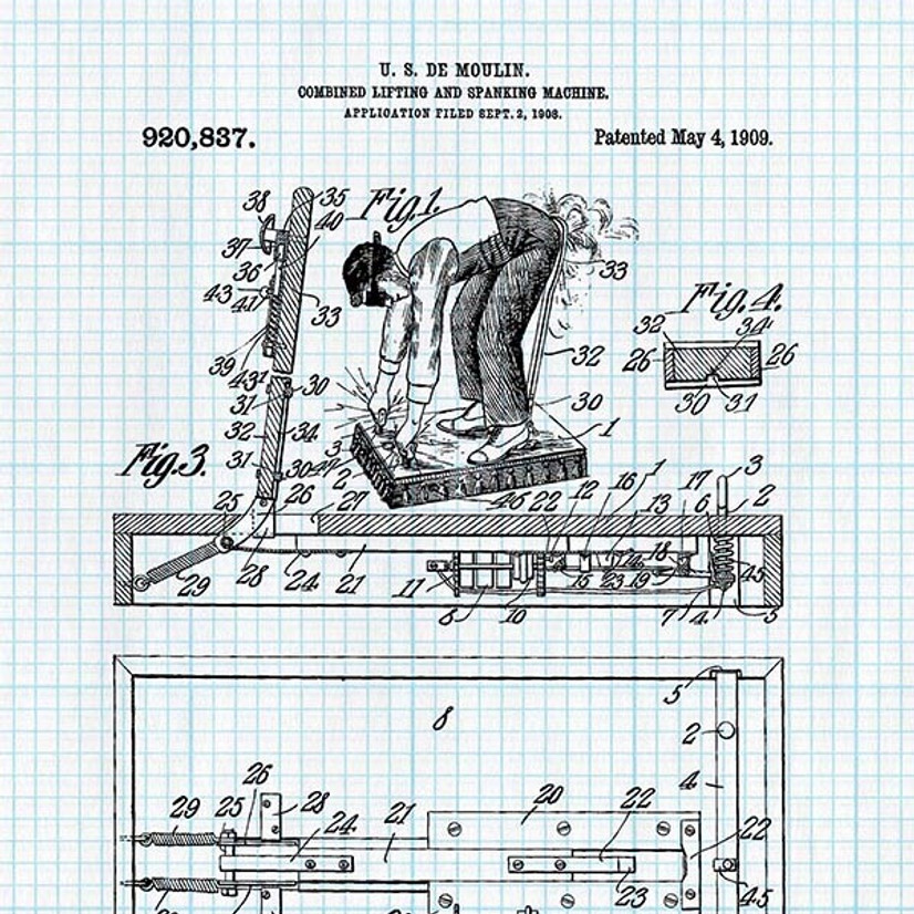 The Spanking Machine - Funny Patents Part 1 The Spanking Machine - Funny Patents Part 1