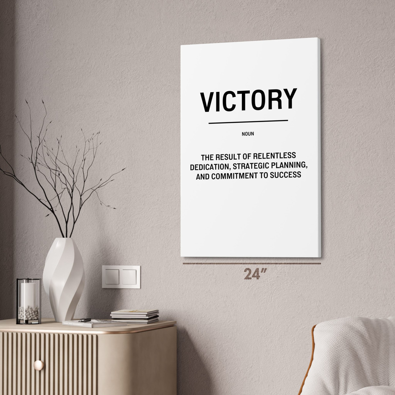 Victory Motivational Print
