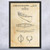 Kayak Canoe Patent Wall Art Kayak Canoe Patent Wall Art