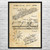 Combine Harvester Blades Patent Wall Art