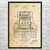 Court Reporter Stenotype Patent Wall Art Court Reporter Stenotype Patent Wall Art