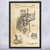 Two Stroke Engine Patent Wall Art