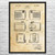Brownie Camera Patent Wall Art
