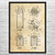 Hollow Point Bullet Patent Wall Art