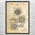 Dart Board Patent Wall Art
