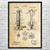 Bunsen Gas Burner Patent Wall Art Bunsen Gas Burner Patent Wall Art