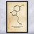 Serotonin Molecule Wall Art Serotonin Molecule Wall Art