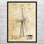 Wind Turbine Patent Wall Art
