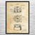 Nikola Tesla Frequency Meter Patent Wall Art Nikola Tesla Frequency Meter Patent Wall Art