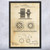 Nikola Tesla Magnetic Motor Patent Wall Art Nikola Tesla Magnetic Motor Patent Wall Art