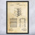 Langstroth Beehive Patent Wall Art Langstroth Beehive Patent Wall Art
