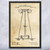 Nikola Tesla Electricity Transmitter Patent Wall Art