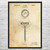 Meat Thermometer Patent Wall Art