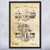 Carburetor Patent Wall Art Carburetor Patent Wall Art