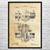 Carburetor Patent Wall Art Carburetor Patent Wall Art