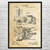 Corn Harvester Patent Wall Art Corn Harvester Patent Wall Art