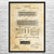 Cribbage Board Patent Wall Art