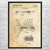 Lock Pick Set Patent Wall Art