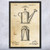 Watering Can Patent Wall Art Watering Can Patent Wall Art