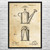 Watering Can Patent Wall Art