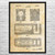 Cremation Furnace Patent Wall Art Cremation Furnace Patent Wall Art