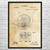 1914 French Horn Patent Wall Art