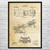 1913 Chiropractic Table Patent Wall Art 1913 Chiropractic Table Patent Wall Art
