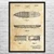 1950 Surf Board Patent Wall Art