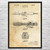 Curling Iron Patent Wall Art Curling Iron Patent Wall Art