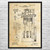 Gas ICE Engine Patent Wall Art Gas ICE Engine Patent Wall Art