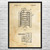 MRI Scanner Patent Wall Art MRI Scanner Patent Wall Art