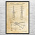 Transmission Tower Patent Wall Art