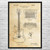 12 String Guitar Patent Wall Art