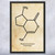 Nepetalactone Catnip Molecule Wall Art Nepetalactone Catnip Molecule Wall Art