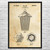Bug Zapper Light Patent Wall Art Bug Zapper Light Patent Wall Art