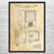 Retro TV Patent Wall Art