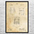 WW1 Uniform Patent Wall Art