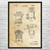 Anesthetic Vaporizer Patent Wall Art