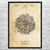 Dahlia Flower Patent Wall Art