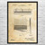 Tile Flooring Patent Wall Art
