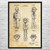 Ventriloquist Dummy Patent Wall Art