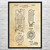 Diode Oscillator Patent Wall Art