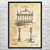 Wine Bottle Filler Patent Wall Art