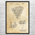 Bowling Pin Setter Patent Wall Art