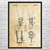 Tree Climbing Boot Patent Wall Art Tree Climbing Boot Patent Wall Art
