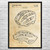 Bike Helmet Patent Wall Art